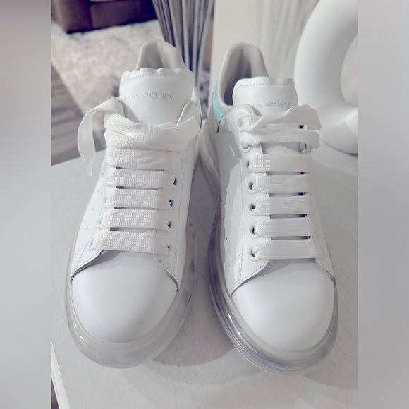 Brand new Alexander McQueen shoes white with clear sole - Picture 5 of 6
